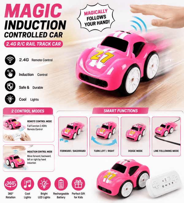 2.4G Electric Mini Remote & Induction Controlled Car 1 Piece - Nobita Toys