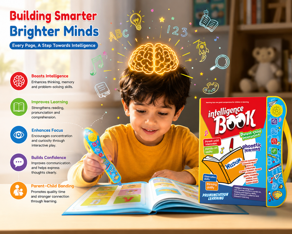 Interactive Intelligence Learning Book for Kids - Nobita Toys
