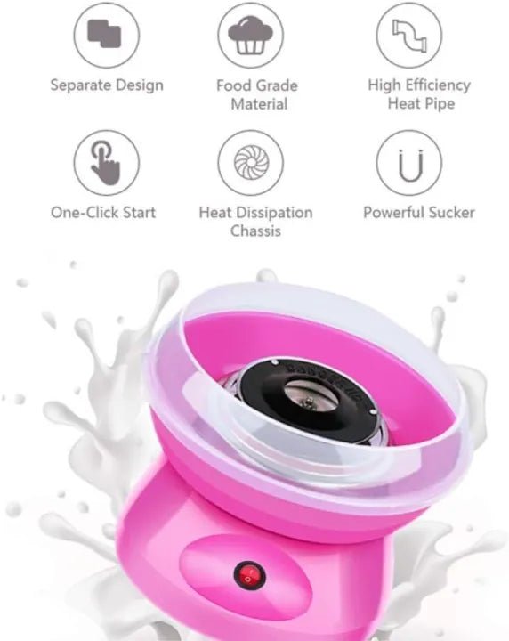 Mini Electric Cotton Candy Maker – Easy to Use - Nobita Toys